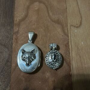 2 Sterling Silver Pendants. Excellent condition.